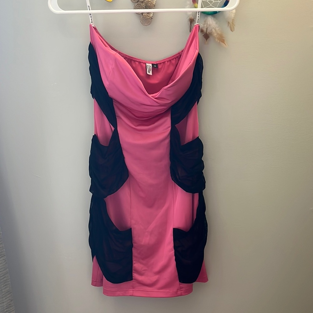 Strapless dress for night out